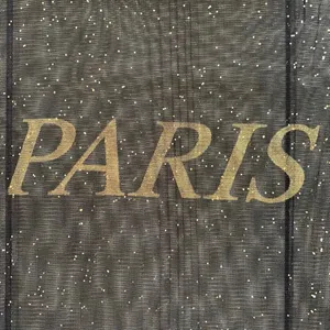 ASOS Sheer‎ Sparkly Long Sleeve See Through Paris Top Size Small Oversized Disco thumbnail 5