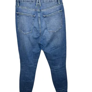 Good American‎ Good Waist Crop Jeans Blue Distressed Skinny 6/28 GWCCH075T thumbnail 2