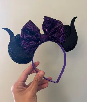 Boutique Disney Micky Minnie ear Happy Halloween 🎃 Girls custome NEW no tags thumbnail 1