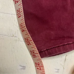 Free People Burgundy Back Zipper Skinny Jeans Size 28 Grunge Goth thumbnail 5