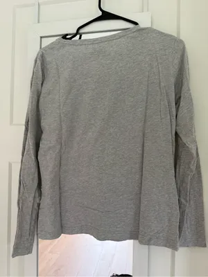 Vineyard Vines Gray Long-Sleeve Shirt with Pink Plaid Whale size M thumbnail 3