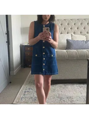 Reformation Tropez Denim Mini Dress thumbnail 2