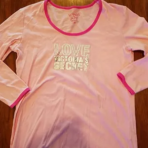Victoria's Secret long sleeve night gown size XS thumbnail 1
