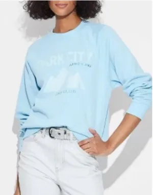 Alpine Ski Park City Ski Club sweatshirt pullover Women’s XS NWT thumbnail 1