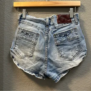 One Teaspoon Lace Up Shortie Shorts Size 24 thumbnail 2