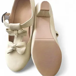 Y2K Coquette Romantic Fairy Lolita Bow Kitten Heels Pumps Ballet Ballerina Mary Jane Oxfords Ren Faire Round Toe #Preppy #officesiren Sz 38 thumbnail 3