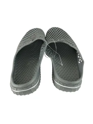 Womens Rubber Clogs Laser Cut Slip On Black Size 40 US 9 thumbnail 3