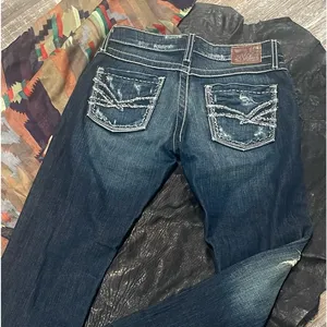 Women's BKE Sabrina Stretch Low Rise Boot Cut Jean Med Wash Chunky Side … thumbnail 2