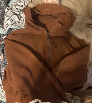 Lululemon Scuba Half-Zip in Roasted Brown thumbnail 1