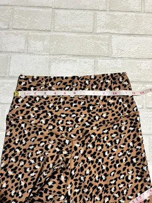 Offline aerie Leopard-Print Cross Front Leggings Size Large thumbnail 4