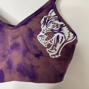 Darc Sport She Dual Seamless Everson Sports Bra Purple Small Womens thumbnail 7