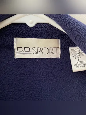 VINTAGE CD SPORT Pumpkin Fleece Jacket thumbnail 5