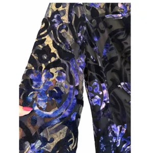 Tahari Arthur S. Levine Floral Velvet Burnout Dress - Size 10 thumbnail 5