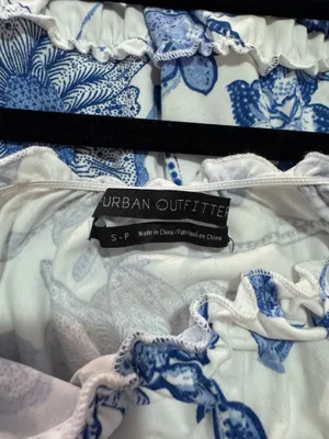 Blue Floral Urban Outfitters Dress thumbnail 4