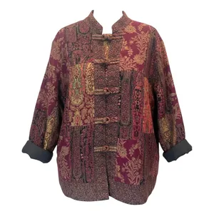 White Stag Women's Large (12-14) Vintage Floral Tapestry Knit Cardigan Jacket thumbnail 1