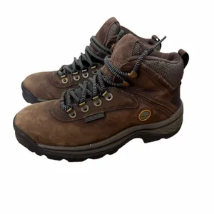 Timberland Brown Leather Hiking Boots Sz 6 thumbnail 5