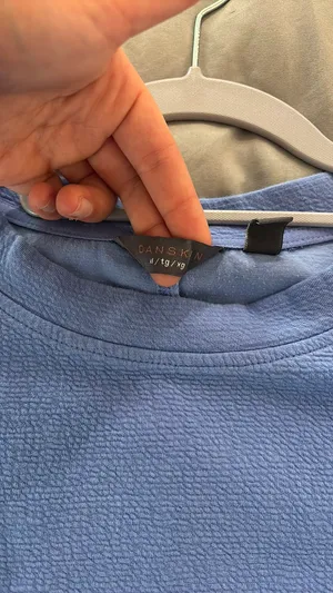 Danskin Cropped Blue Sweatshirt thumbnail 5
