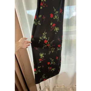 Arianna Rachel Kaye Ladies 8 Petite Long Black‎ Floral Maxi Evening Gown Elegant thumbnail 7