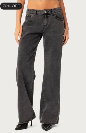 Black Edikted Pants thumbnail 1
