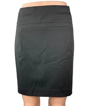 Express Women's Black Zipper Straight Pencil Knee Length Mini Skirt Size 0 thumbnail 1