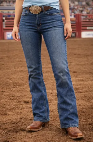 Wrangler Bootcut Jeans Women’s 12×30 EUC thumbnail 1
