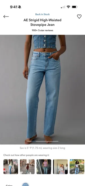 American Eagle Jeans Stovepipe Strigid thumbnail 3