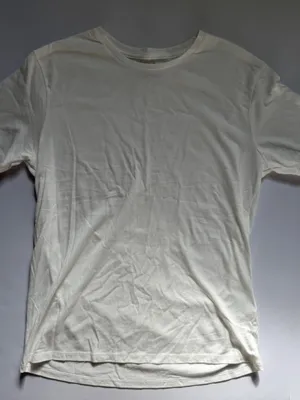 Manduka Performance Yoga Tee White XS NWOT High-Low Split Hem thumbnail 2