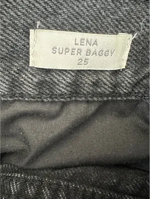 Pacsun Lena Super Baggy Jeans Black Wash Size 25 thumbnail 6