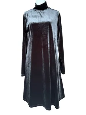 Tuckernuck Pomander Place Black‎ Velvet Mottershead Dress Sz M thumbnail 4