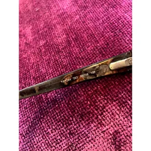 TOM FORD 90's Glasses Eyeglass Frames Floral Plum Purple AS-IS w Discoloration thumbnail 6