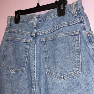 Vintage 90s Wrangler Mom Shorts Women Size 10 High Rise Light Wash thumbnail 5