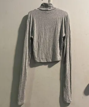 Garage Gray‎ Fitted Crop Top thumbnail 3