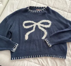 The Pants Store Blue Bow Sweater thumbnail 1
