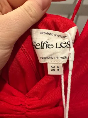Selfie Leslie Bambi Ruched Mini Dress Red thumbnail 7