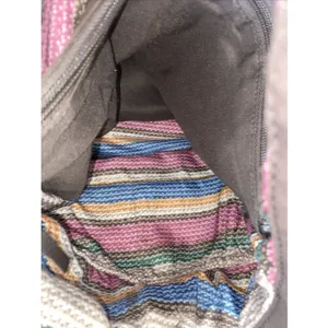 THE SAK Indio Shoulder Handbag Purse Brown Bucket Bag Woven Straps Leather EUC thumbnail 12
