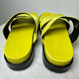 Sorel Green Sandal Woman's Slip On Platform Adjustable Stretchy Straps SZ 8 thumbnail 12