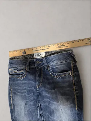 Ariat R.E.A.L. 1257 Women’s 29R Bootcut Jeans Festival Blue Western Stretch‎ thumbnail 7
