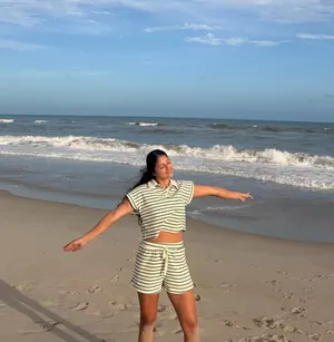 Boutique Striped Shorts Set thumbnail 3
