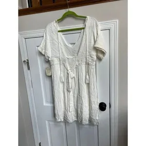 altard state dress white new‎ size large thumbnail 6