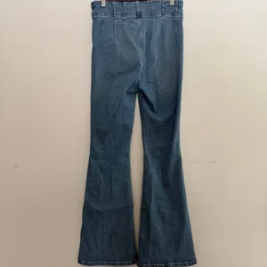 We the Free Jayde Flare Jeans High Rise Flare Leg Boho‎ Denim Jeans Size 30 thumbnail 7