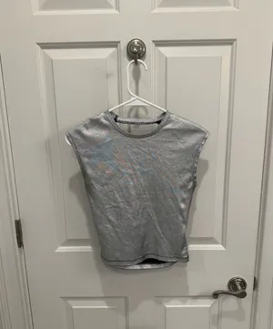 ZARA Metallic Top thumbnail 2