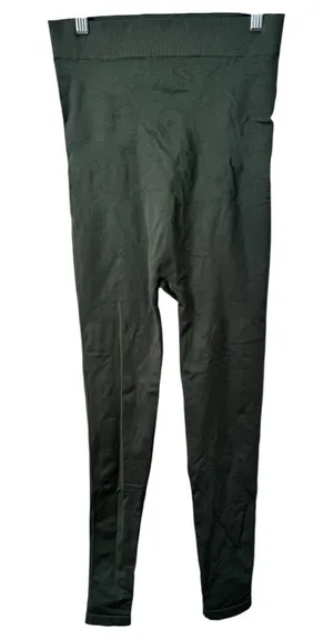 Blanqi Maternity Leggings Large Forest Green Over The Belly Everyday Supportive thumbnail 1