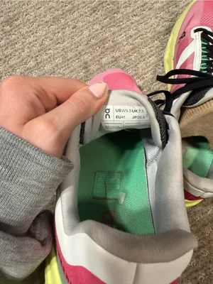 On Women's Cloudsurfer Next sneakers in Pink/Limelight, size 9.5W thumbnail 7