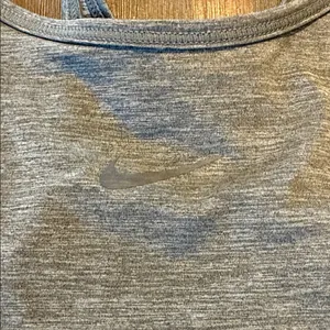 Nike One Dri-Fit Gray Women's Tank Top Small Athletic‎ Workout Gym thumbnail 3