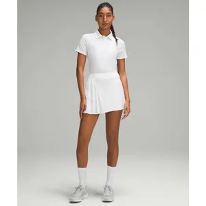 Lululemon Swiftly Tech Short Sleeve Polo Shirt White Size 8 thumbnail 7