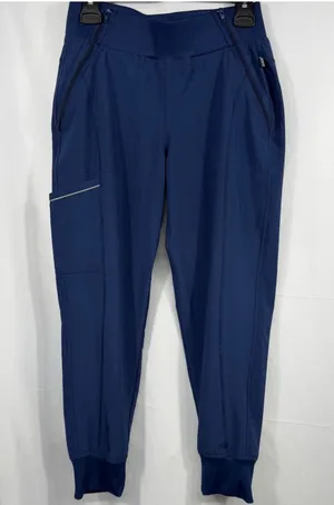 Certainty Petite Blue Cargo Jogger Scrub Pants S thumbnail 1