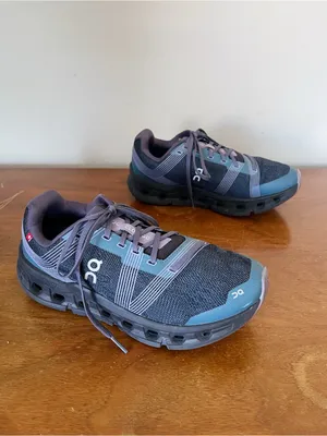 ON Running • Cloudgo Sneakers running shoes Storm / Magnet teal blue athletic thumbnail 13