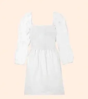 1HR SALE ⚡Reformation Brodie Linen Dress (White) thumbnail 2