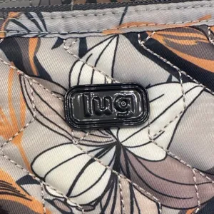 Lug Lily Grey‎ Clover Navy Floral Crossbody Bag RFID Travel Convertible NWOT thumbnail 5