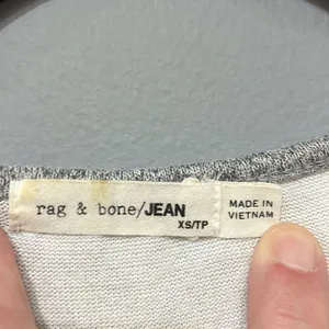 rag & bone White Sleeveless Tank Top Embellished Neckline Hi Lo Hem‎ XS thumbnail 5